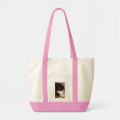 Canvas canvas tas, roze kruidzak tote bag (Voorkant)