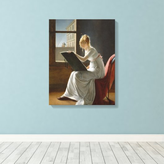 Canvas Charlotte du Val d'Ognes Marie Villers (Insitu (Houten vloer))