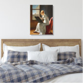 Canvas Charlotte du Val d'Ognes Marie Villers Afdruk (Insitu (Slaapkamer))