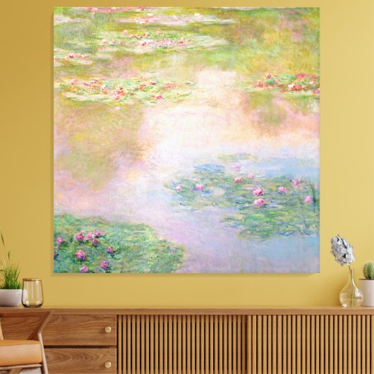 CANVAS | Claude Monet (40 x 40 inch) Nymphéas (Insitu (Woonkamer))