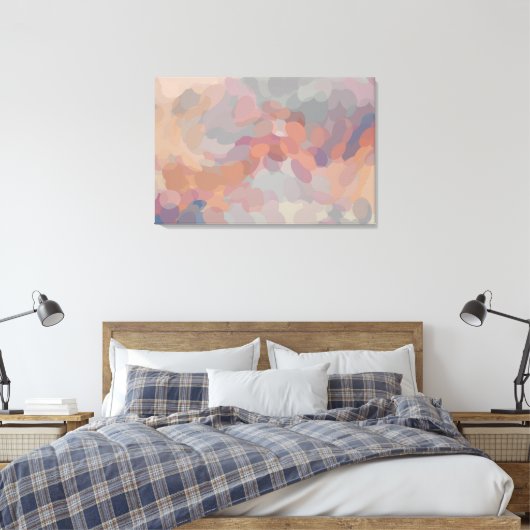 Canvas Confetti Afdruk (Insitu (Slaapkamer))