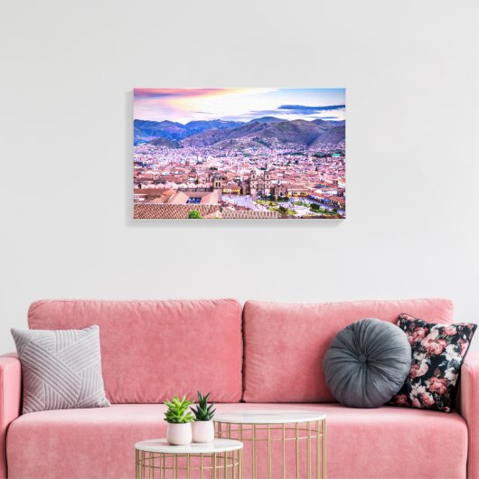 Canvas Cusco Afdruk (Insitu (Woonkamer))