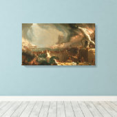 Canvas De cursus van Rijk Vernietigingskuil T. Afdruk (Insitu (Houten vloer))