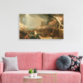 Canvas De cursus van Rijk Vernietigingskuil T. Afdruk (Insitu (Woonkamer))