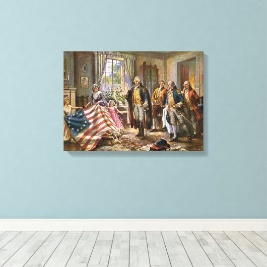 Canvas De geboorte van oude glorie Percy Moran (Insitu (Houten vloer))