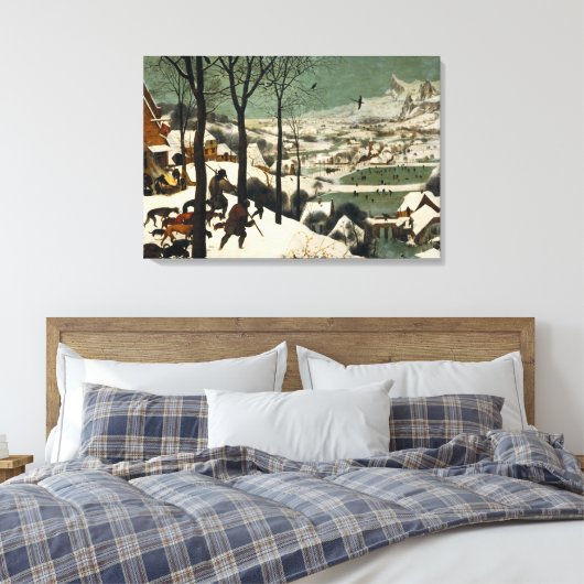 Canvas De Jagers in de Sneeuw Pieter Bruegel (Insitu (Slaapkamer))