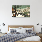 Canvas De jagers in de sneeuw Pieter Bruegel Afdruk (Insitu (Slaapkamer))