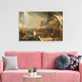 Canvas De loop van het rijk vernietiging Cole T. Afdruk (Insitu (Woonkamer))