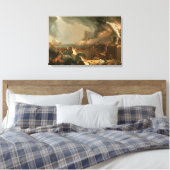 Canvas De loop van het rijk vernietiging Cole T. Afdruk (Insitu (Slaapkamer))