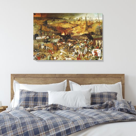 Canvas De triomf van de dood Pieter Brueghel (Insitu (Slaapkamer))