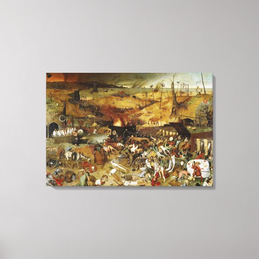 Canvas De triomf van de dood Pieter Brueghel (Voorkant)