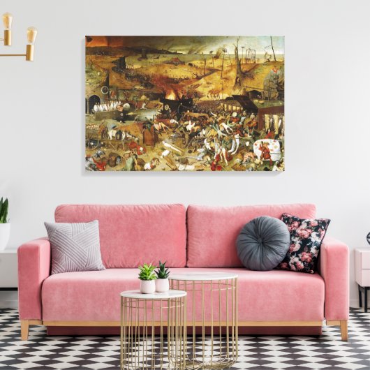 Canvas De triomf van de dood Pieter Brueghel Afdruk (Insitu (Woonkamer))
