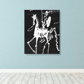 Canvas Don Quichot Afdruk (Insitu (Houten vloer))