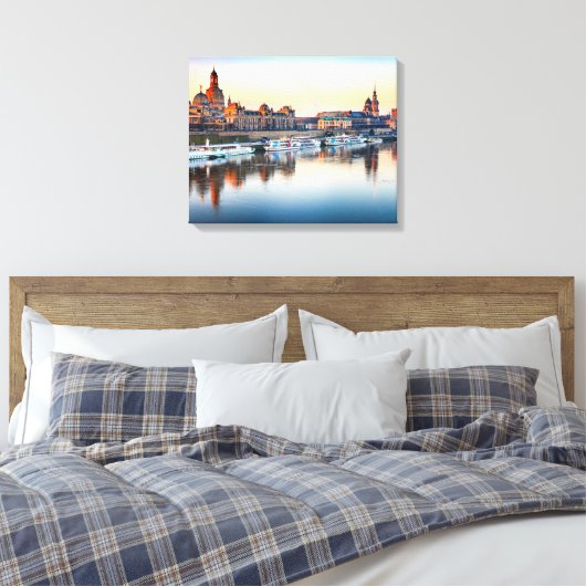 Canvas Dresden Afdruk (Insitu (Slaapkamer))
