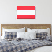 Canvas druk Oostenrijkse vlag (Insitu (Slaapkamer))