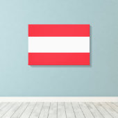 Canvas druk Oostenrijkse vlag Afdruk (Insitu (Houten vloer))
