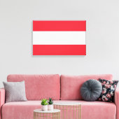 Canvas druk Oostenrijkse vlag Afdruk (Insitu (Woonkamer))