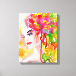 Canvas drukveer. afdruk