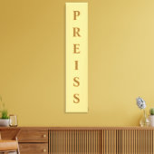 Canvas — eerste/familie/achternaam — afdruk (Insitu (Woonkamer))