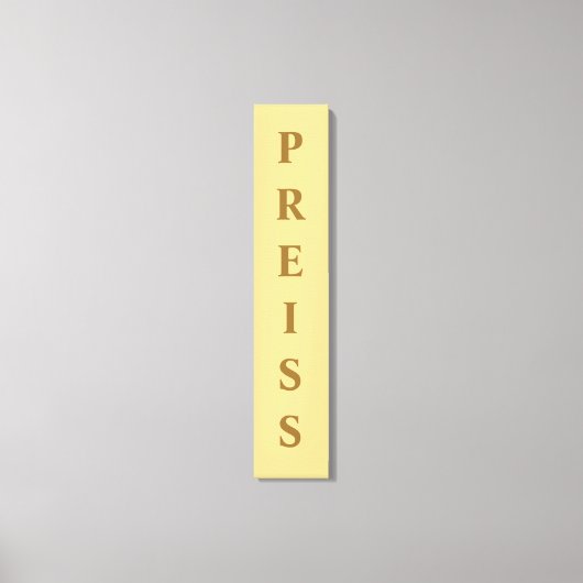 Canvas — eerste/familie/achternaam — afdruk (Voorkant)