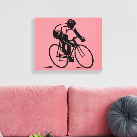 Canvas (fietsen) afdruk (Insitu (Woonkamer))