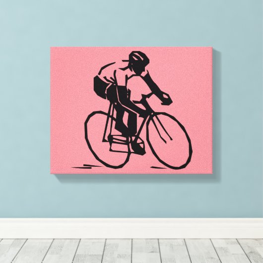 Canvas (fietsen) afdruk (Insitu (Houten vloer))