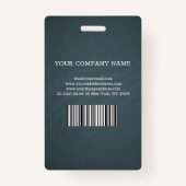 Canvas Foto Zakelijk ID Badge (Achterkant)