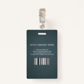 Canvas Foto Zakelijk ID Badge (Achterkant met clip)