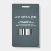 Canvas Foto Zakelijke ID Badge (Achterkant)