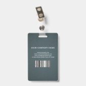 Canvas Foto Zakelijke ID Badge (Achterkant met clip)