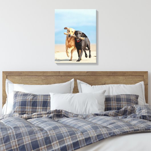 Canvas Galerij Print - Teamwork (Insitu (Slaapkamer))