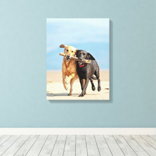 Canvas Galerij Print - Teamwork (Insitu (Houten vloer))