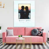 Canvas Gastenboek Alternatief Bruiloft Fotobord Afdruk (Insitu (Woonkamer))