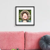 Canvas Gepersonaliseerd vierkant foto-sjabloon omg (Insitu (Woonkamer))
