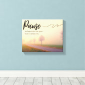 Canvas geprint ontwerp. afdruk (Insitu (Houten vloer))