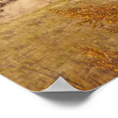 CANVAS GLANS / SLAPEND BEER DUINEN / MEER, DUINEN, POSTER (Hoek)