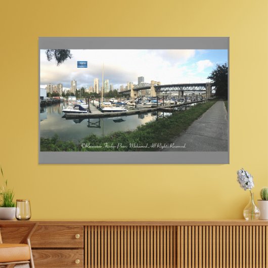 Canvas Grijs (Water Front 52) RFPMDesigns ©️2019/2 (Insitu (Woonkamer))