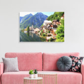 canvas Hallstatt Afdruk (Insitu (Woonkamer))