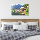 canvas Hallstatt Afdruk (Insitu (Slaapkamer))