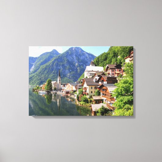 canvas Hallstatt Afdruk (Voorkant)