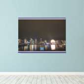 Canvas (haven binnenstad - 1) RFPMDesigns ©️2024 Afdruk (Insitu (Houten vloer))