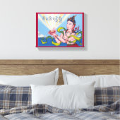 CANVAS - Het aanbieden van Godin met Tibetaanse Ma (Insitu (Slaapkamer))
