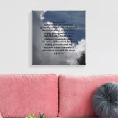 CANVAS HET HART GEDICHT AFDRUK (Insitu (Woonkamer))