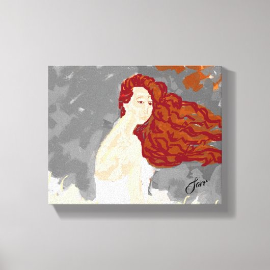 Canvas: Het nadenken over jou Canvas Afdruk (Voorkant)