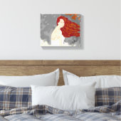 Canvas: Het nadenken over jou Canvas Afdruk (Insitu (Slaapkamer))