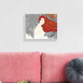 Canvas: Het nadenken over jou Canvas Afdruk (Insitu (Woonkamer))
