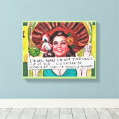 CANVAS - IK WEET DAT IK NIET IEDEREEN ZIJN KOP THE (Insitu (Houten vloer))