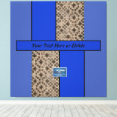 Canvas Indigo (Blauwe LEIDENE S.C.C.) RFPMDesigns© (Insitu (Houten vloer))