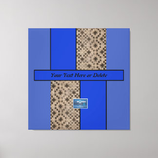 Canvas Indigo (Blauwe LEIDENE S.C.C.) RFPMDesigns©