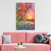 Canvas Interpretatie Afdruk (Insitu (Woonkamer))